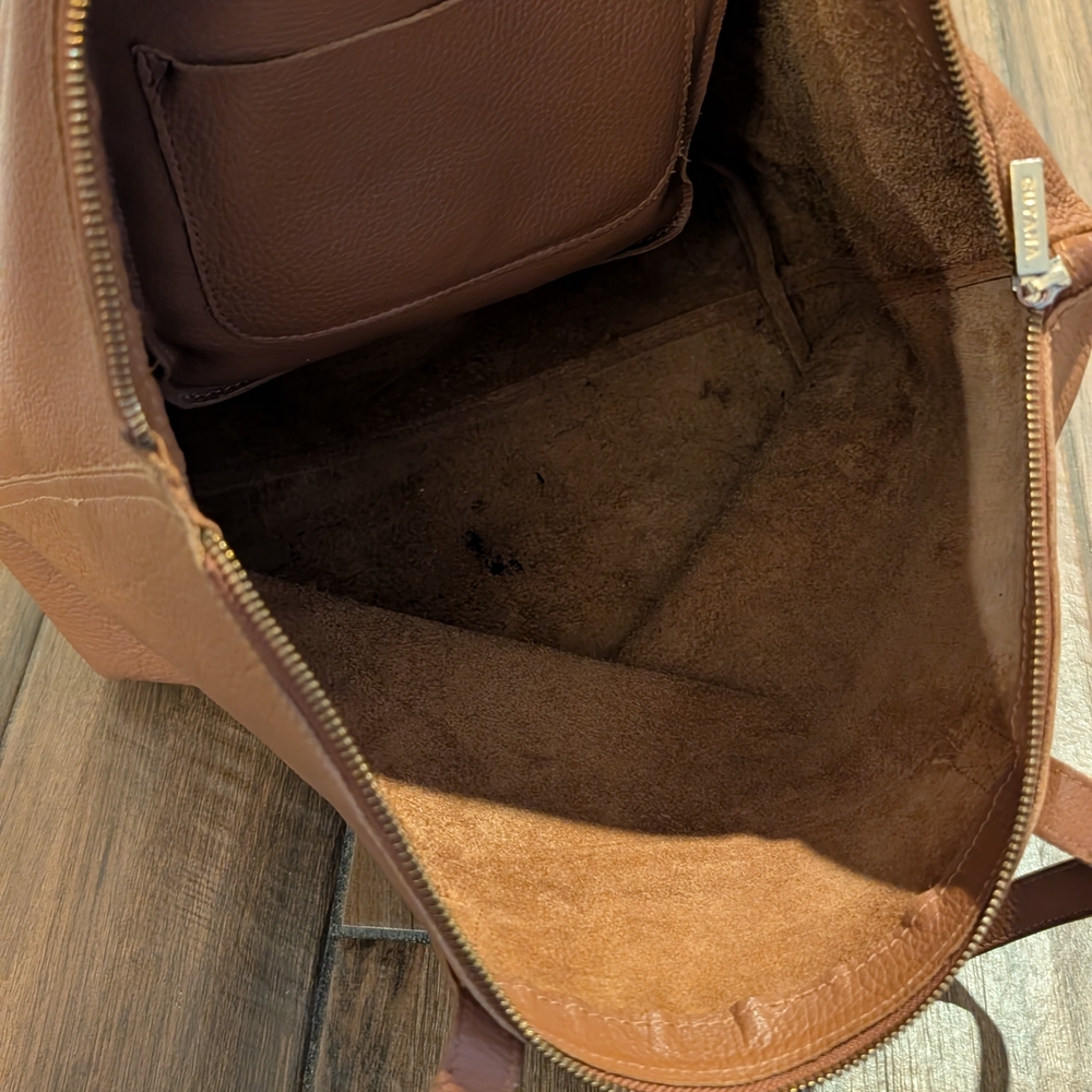 Cuyana Brown Leather Tote - Picture 8 of 13
